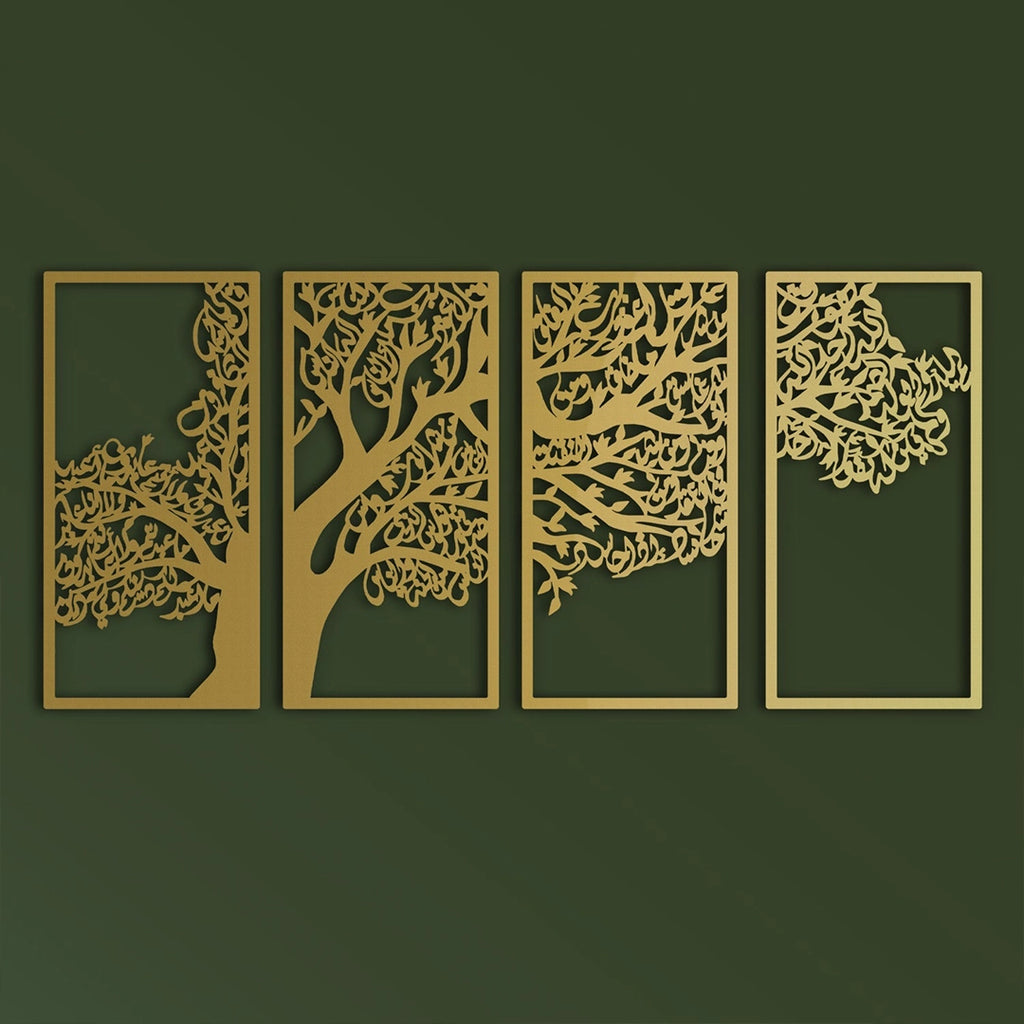 Golden Tree Design – Acrylic Wall Art